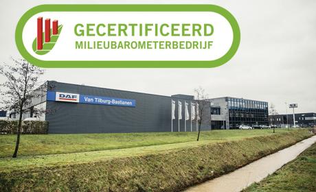 Bedrijfspand Milieubarometer Certificaat