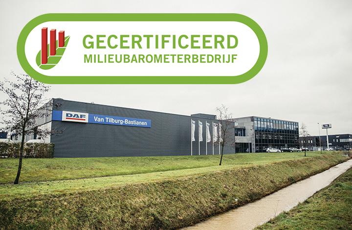 Bedrijfspand Milieubarometer Certificaat