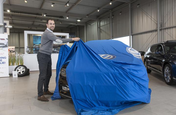 Kevin pakt Volkswagen uit